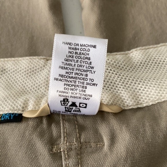 Woolrich Straight Leg Khakis High Rise Hiking Pants 3XDry Stretchy Mesh Cotton - Picture 7 of 14